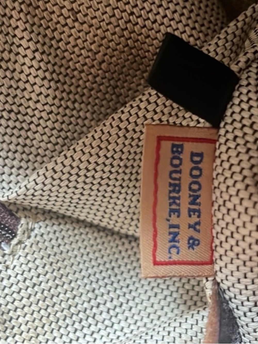 Dooney & Bourke Tan and Dark Brown Signature Shoulder Bag - Picture 9 of 13